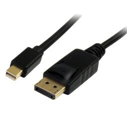 Cable Adaptador de 2m de Monitor Mini DisplayPort 1.2 Macho a DP Macho - 4k