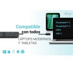 i-tec USB-C HDMI Dual DP Docking Station with Power Delivery 100 W + Universal Charger 100 W