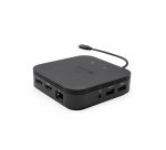 i-tec Thunderbolt 3 Travel Dock Dual 4K Display with Power Delivery 60W + Universal Charger 77 W