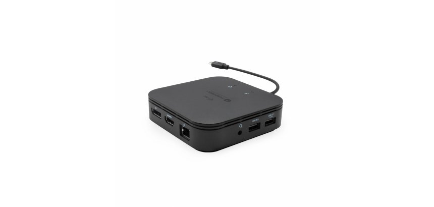 i-tec Thunderbolt 3 Travel Dock Dual 4K Display with Power Delivery 60W + Universal Charger 77 W