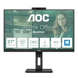 Monitor de videoconferencia AOC Q27P3CW pantalla para PC 68,6 cm (27") 2560 x 1440 Pixeles Quad HD LED Negro