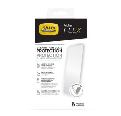 OtterBox Alpha Flex-screenprotector voor Galaxy S23 Ultra, ultrasterke bescherming tegen scheuren en schilfers, breukvast, antimicrobiële bescherming
