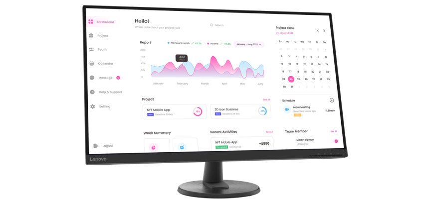 Lenovo D32-40 pantalla para PC 80 cm (31.5") 1920 x 1080 Pixeles Full HD Negro