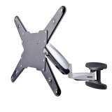 StarTech.com Wandmonteerbare VESA TV arm, Verstelbare Full Motion TV Muurbeugel voor 23"-55" Schermen, Compacte Monitor Arm, 30kg Draagvermogen, Uitschuifbare/Kantelbare/Zwenkbare VESA Wandbeugel