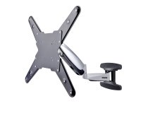 StarTech.com Wandmonteerbare VESA TV arm, Verstelbare Full Motion TV Muurbeugel voor 23"-55" Schermen, Compacte Monitor Arm, 30kg Draagvermogen, Uitschuifbare/Kantelbare/Zwenkbare VESA Wandbeugel