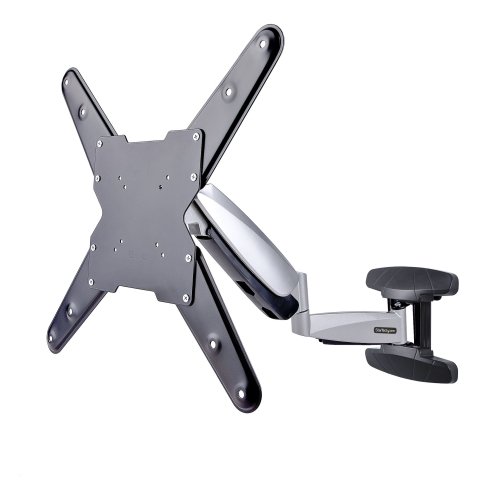 Soporte VESA de Pared para TV de 23 a 55 Pulgadas - Soporte Mural VESA - Ajustable con Movimiento Total - Brazo Colgador para Televisor - 30kg - Inclinación - Giro
