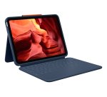 Logitech Rugged Combo 4 AZERTY Français Smart Connector Bleu