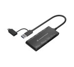 Conceptronic StreamVault BIAN03B lector de tarjeta USB 3.2 Gen 1 (3.1 Gen 1) Type-A Negro
