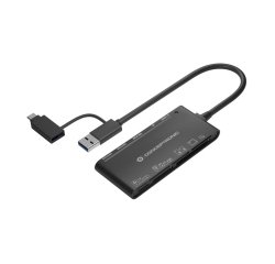 Conceptronic StreamVault BIAN03B lector de tarjeta USB 3.2 Gen 1 (3.1 Gen 1) Type-A Negro