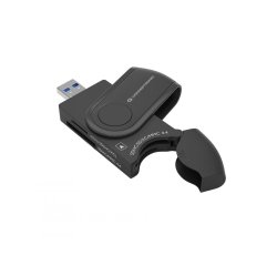 Conceptronic StreamVault BIAN04B lector de tarjeta USB 3.2 Gen 1 (3.1 Gen 1) Type-A Negro