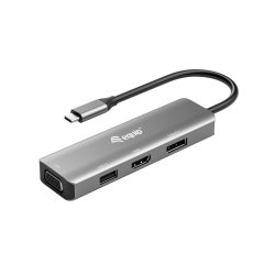Equip USB-C to HDMI/DisplayPort/VGA /USB Adapter
