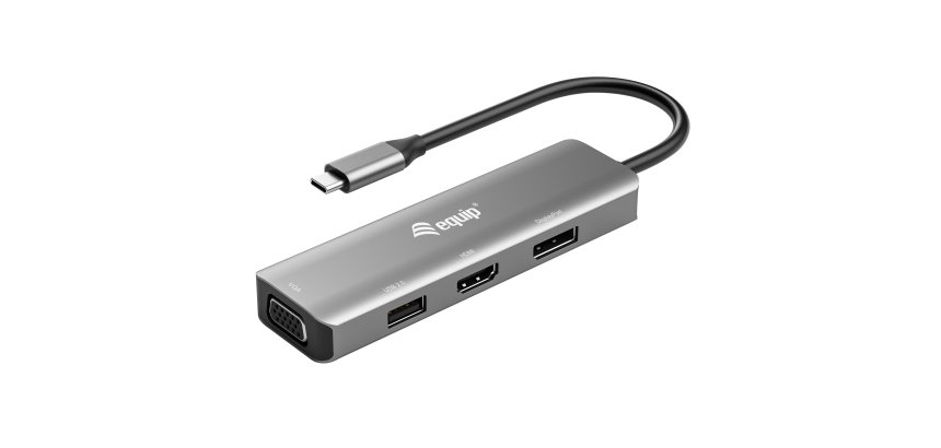 Equip Adattatore da USB-C a HDMI/DisplayPort/VGA/USB