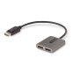 StarTech.com Hub MST de 2 Puertos DisplayPort 1.4 - Divisor Splitter DP para 2 Monitores - Adaptador DisplayPort a 2x DisplayPort de 5K 60Hz - Alimentado por USB - Windows Solamente