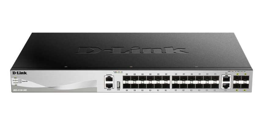 D-Link DGS-3130-30S/E commutateur réseau Géré L3 10G Ethernet (100/1000/10000) Gris