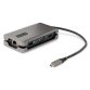 StarTech.com USB-C Multiport Adapter, 4K 60Hz HDMI/VGA, 3-Port USB Hub, 100W Power Delivery Pass-Through, GbE, Travel Docking Station met Charging, Mini Dock, 30cm Wrap-Around Kabel