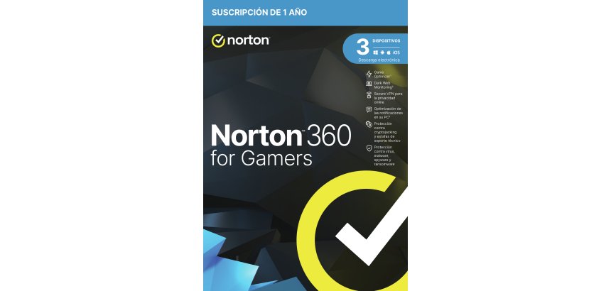 Norton 360 for Gamers Seguridad de antivirus Base Español 1 licencia(s) 1 año(s)