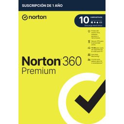 Norton 360 Premium Seguridad de antivirus Base Español 1 licencia(s) 1 año(s)