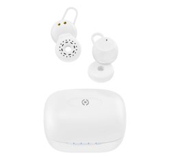 Celly AMBIENTAL Headset True Wireless Stereo (TWS) In-ear Calls/Music USB Type-C Bluetooth White