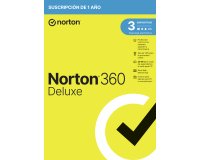 Norton 360 Deluxe Seguridad de antivirus Base Español 1 licencia(s) 1 año(s)