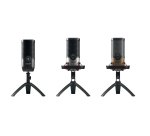 CHERRY UM 9.0 PRO RGB Negro, Cobre Micrófono de superficie para mesa