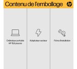 HP 15-fc0106nb AMD Ryzen™ 5 7520U Laptop 39.6 cm (15.6") Full HD 16 GB LPDDR5-SDRAM 512 GB SSD Wi-Fi 6 (802.11ax) Windows 11 Home Silver