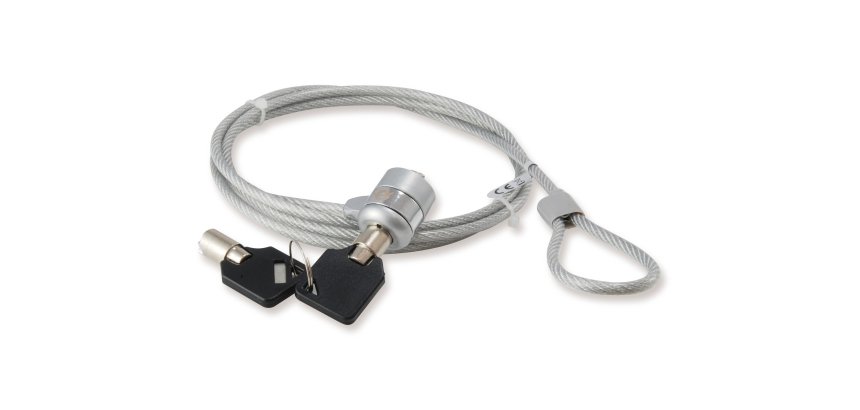 Conceptronic CNBSLOCK15 cable antirrobo Plata 1,5 m