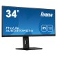 iiyama ProLite XUB3493WQSU-B5 computer monitor 86,4 cm (34") 3440 x 1440 Pixels UltraWide Quad HD LED Zwart