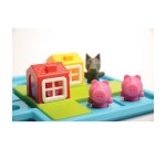 Jeu interdacta les 3 petits cochons 1 plateau + 3 maisons + 3 cochons + 1 loup + 1      livret + 1 livre avec le