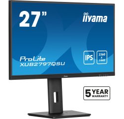 iiyama ProLite XUB2797QSU-B2 écran plat de PC 68,6 cm (27") 2560 x 1440 pixels Quad HD LED Noir