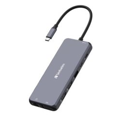 Verbatim 16105448 interface hub USB Type-C Grey