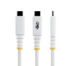 StarTech.com 2m USB-C Charging Cable, Durable and Ultra-Flexible, PD EPR 240W (5A), USB 2.0 Charging Cable for Laptop, USB-IF Certified, Robust USB-C Charging Cable - White