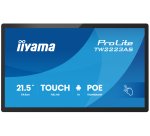 iiyama TW2223AS-B3P Écran d'affichage dynamique Écran plat interactif 54,6 cm (21.5") Wifi 450 cd/m² Full HD Noir Écran tactile Intégré dans le processeur Android 24/7