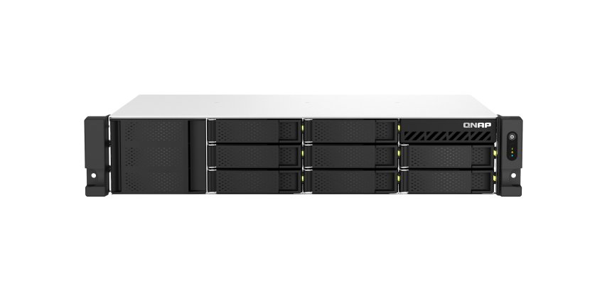 QNAP TS-864EU NAS Rack (2 U) Intel® Celeron® 8 Go DDR4 0 To QNAP Turbo System Noir
