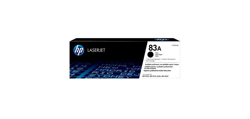 HP 83A - black - original - LaserJet - toner cartridge (CF283A)