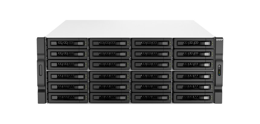 QNAP TS-H3087XU-RP NAS Rack (4 U) Intel Xeon E E-2378 64 Go DDR4 0 To QuTS hero Noir, Blanc