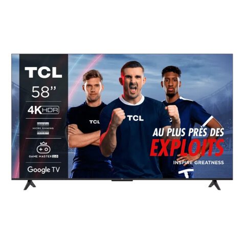 TCL TV LED 4K 146 cm TV 4K HDR 58V6B Google TV