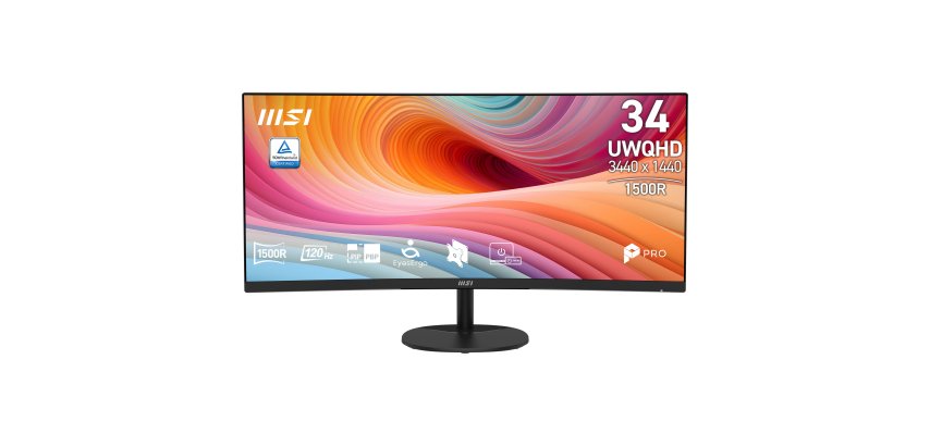 MSI Pro MP341CQ E12 Monitor PC 86,4 cm (34") 3440 x 1440 Pixel UltraWide Quad HD Nero