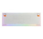 CHERRY K5 PRO TMR COMPACT clavier Gaming USB AZERTY Français Orange, Blanc