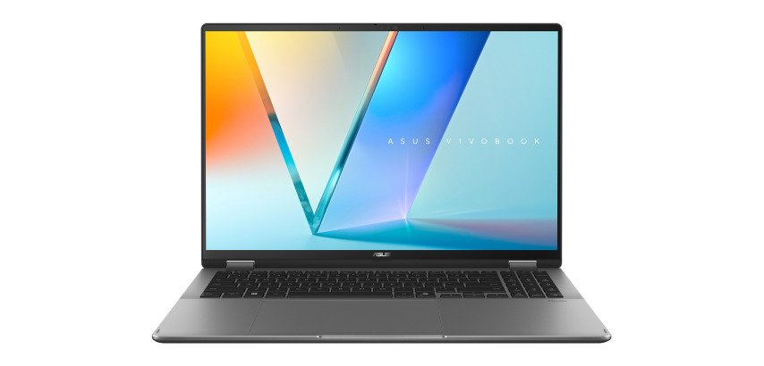ASUS Vivobook 16 Flip TP3607AA-FLIP-DISSI4X Copilot+ PC Intel Core Ultra 9 386H Hybride (2-en-1) 40,6 cm (16") Écran tactile WUXGA 32 Go LPDDR5x-SDRAM 1 To SSD Wi-Fi 7 (802.11be) Windows 11 Pro Gris