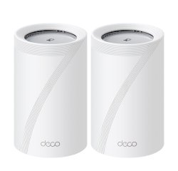 TP-Link Deco BE65 Pro (2-pack) Tri-bande (2,4 GHz / 5 GHz / 6 GHz) Wi-Fi 7 (802.11be) Blanc 3 Interne