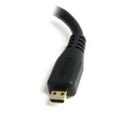 StarTech.com Câble adaptateur HDMI haute vitesse de 12cm - HDMI vers Micro HDMI - F/M - Noir