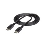 StarTech.com Câble DisplayPort 1.2 de 2 m - Câble DisplayPort Certifié VESA 4K x 2K Ultra HD - Câble DP à DP pour Moniteur - Cordon d'Affichage/Vidéo DP - Connecteurs DP à Verrouillage
