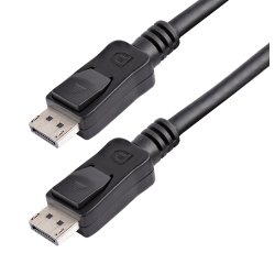 Cable de 3m Certificado DisplayPort 1.2 4k con Cierre de Seguridad - 2x Macho DP