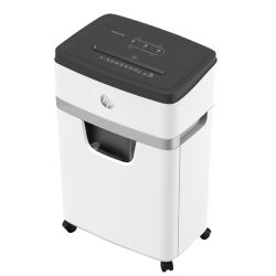 HP OneShred 18CC triturador de papel Corte en partículas 65 dB 22 cm Blanco, Negro