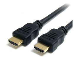 Cable HDMI de alta velocidad con Ethernet 1m -2x HDMI Macho - Ultra HD 4k x 2k - Negro