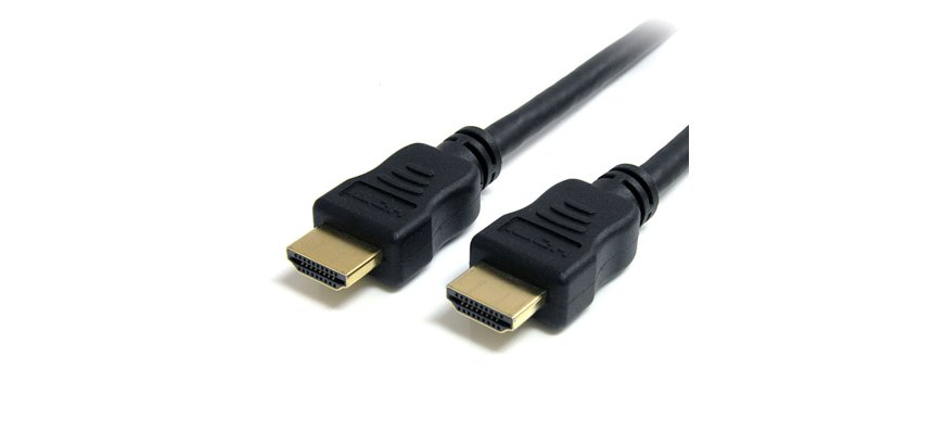Cable HDMI de alta velocidad con Ethernet 1m -2x HDMI Macho - Ultra HD 4k x 2k - Negro