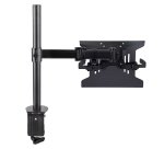StarTech.com Laptop Desk Mount - Monitor and Laptop Mount - Displays up to 34" (17.6lb/8kg) & Laptops (4.5kg/9.9lb) - Articulating VESA Laptop Tray Arm - Clamp / Grommet Mount
