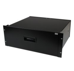 StarTech.com Tiroir de stockage en acier noir 4U pour racks et armoires 48 cm