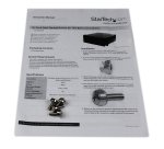 StarTech.com Tiroir de stockage en acier noir 4U pour racks et armoires 48 cm