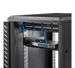 StarTech.com Étagère Rack Serveur 2U - Étagère Cantilever Universelle pour Armoire Rack d'Équipement Réseau 19" - Acier Haute Résistance - Poids Max 20kg - Profondeur de 16", Noir